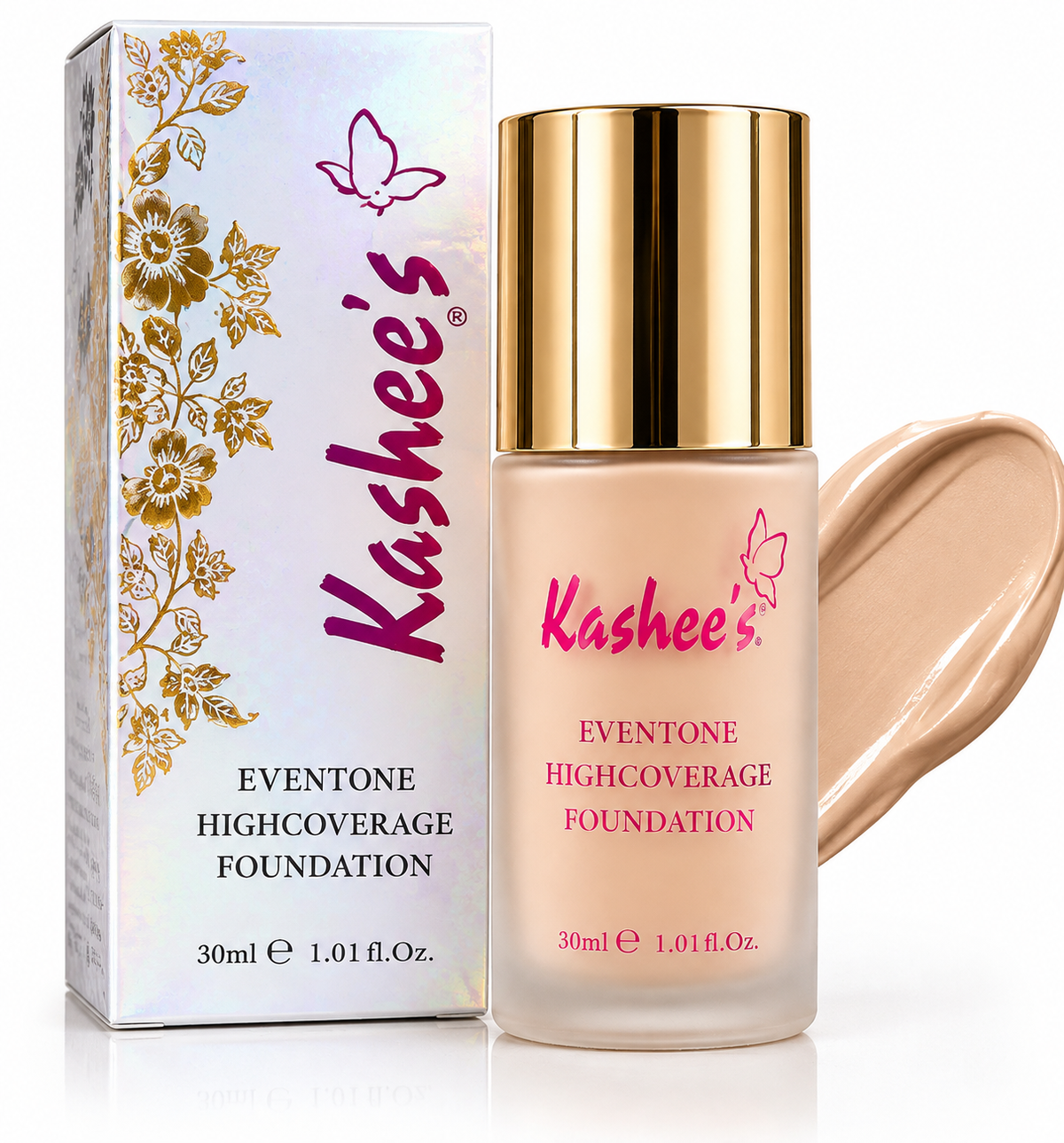 Kashee’s 3-in-1 Foundation, Face Powder & Makeup Fixer